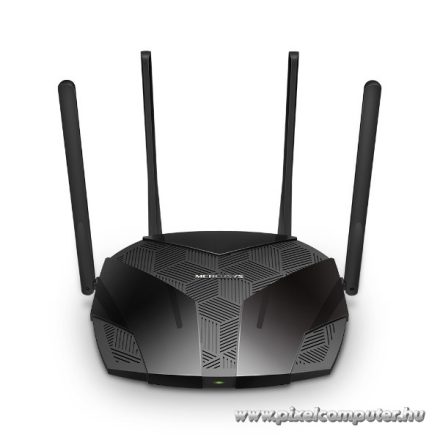 Mercusys Router WiFi AX3000 - MR80X (574Mbps 2,4GHz + 2402Mbps 5GHz; 4port 1Gbps, WPA3; MU-MIMO; OFDMA)