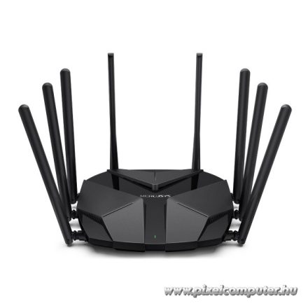 Mercusys Router WiFi AX6000 - MR90X (1148Mbps 2,4GHz + 4804Mbps 5GHz; 1x 2,5Gbps +3x 1Gbps port, WPA3; 8x Antenna)