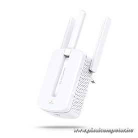   Mercusys WiFi N300 Jeltovábbító - MW300RE (300Mbps 2,4GHz; 3 antenna; WPS)