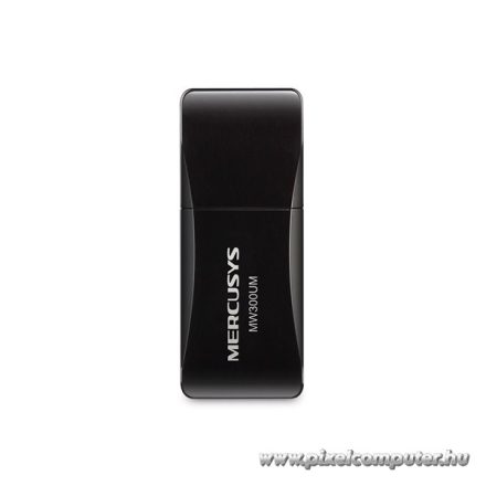 Mercusys Hálózati adapter WiFi N300 - MW300UM (USB2.0; 300Mpbs 2,4GHz)