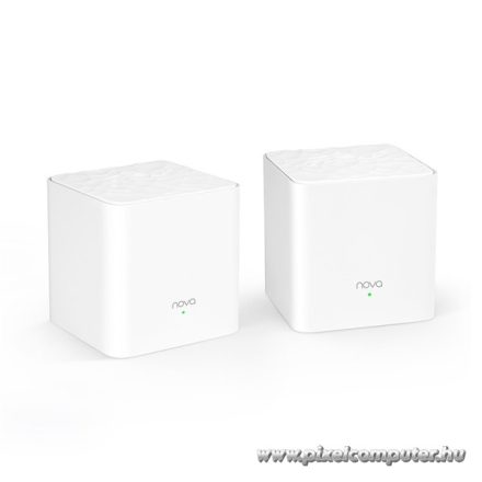 Tenda Mesh WiFi AC1200 - Nova MW3 (2pack; 300Mbps 2,4GHz + 867Mbps 5GHz; 2port 100Mbps; 2x3dBi)