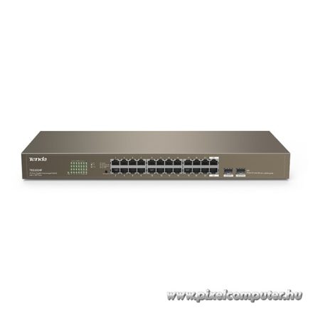 Tenda Switch - TEG1024F (24x1Gbps + 2x SFP; rack-mount)