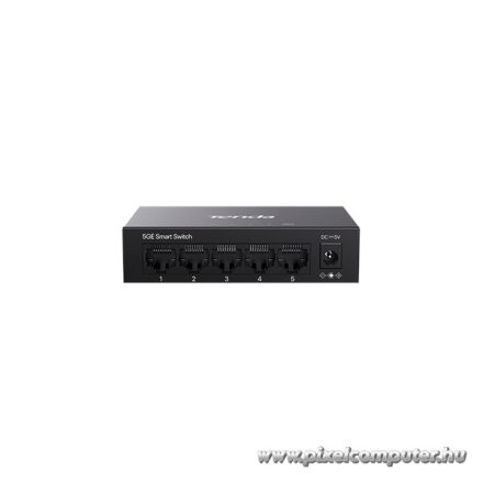 Tenda Switch Menedzselhető - TEG2205D (5x1Gbps; 10Gbps; CloudFi; Fém)