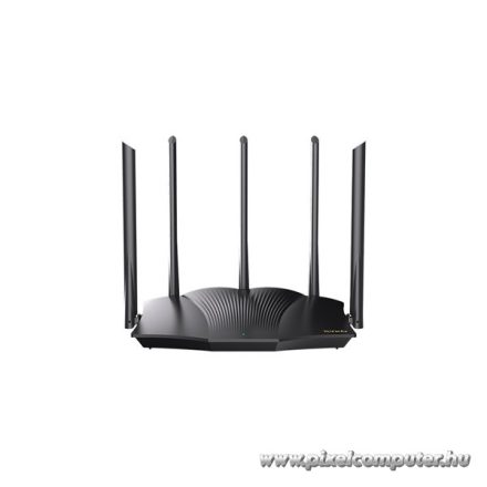 Tenda Router WiFi AX3000 - TX12 PRO (574Mbps 2,4GHz + 2402Mbps 5GHz; 4port 1Gbps, 5x6dBi)