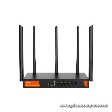 Tenda Router WiFi AX3000 Hotspot - W30E (574Mbps 2,4GHz + 2402Mbps 5GHz; 4port 1Gbps, Max 200 user)