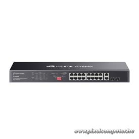   TP-Link Switch  PoE - DS1018GMP (18 port 1Gbps; 16x at PoE+ port; 250W)