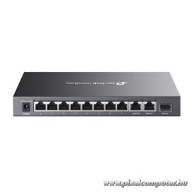   TP-Link Switch  PoE - DS111P (8x 100Mbps + 2x 1Gbps + 1x 1Gbps SFP port; 8x at PoE+ port; 65W)