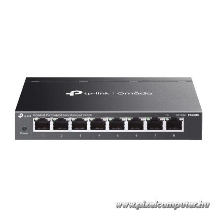 TP-Link Switch Menedzselhető - ES208G (Omada; 8x 1Gbps)