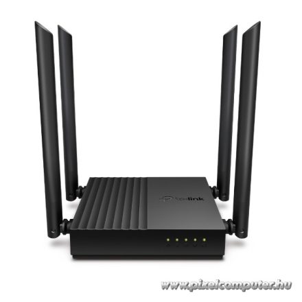 TP-Link Router WiFi AC1200 - Archer C64 (400Mbps 2,4GHz + 867Mbps 5GHz; 4port 1Gbps)