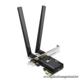   TP-Link Hálózati adapter WiFi AX3000 - Archer TX55E (PCI-E; 574Mbps 2.4Ghz + 2402Mbps 5Ghz; Bluetooth 5.0; Wifi6)