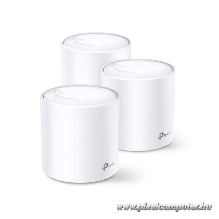 TP-Link Mesh WiFi AX1800 Deco X20 (3 pack; 574Mbps 2,4GHz + 1204Mbps 5GHz; WPA3)