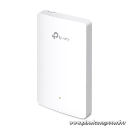TP-Link Access Point WiFi AX1800 - Omada EAP615-Wall (574Mbps 2,4GHz + 1201Mbps 5GHz; 3x 1Gbps; af/atPoE; fali dobozhoz)