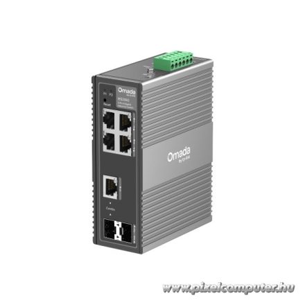 TP-Link Switch Industrial - IES206G (4x 1Gbps port; 1x Combo + 1x SFP port; DC 9.6-60V; DIN-sín)