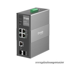   TP-Link Switch Industrial PoE - IES206GPP (4x 1Gbps bt/at/af PoE port; 1x Combo + 1x SFP port; 120W; DC 12-57V; DIN-sín)