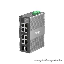   TP-Link Switch Industrial - IES208G (6x 1Gbps port; 1x Combo + 1x SFP port; DC 9.6-60V; DIN-sín)
