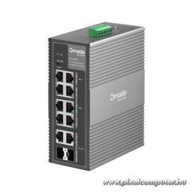   TP-Link Switch Industrial PoE - IES210GPP (8x 1Gbps bt/at/af PoE port; 2x SFP port; 240W; DC 12-57V; DIN-sín)