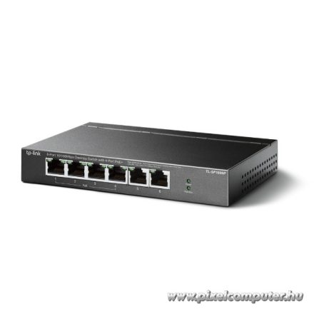 TP-Link Switch  PoE - TL-SF1006P (6port 100Mbps; 4 af/at PoE+ port; 67W)