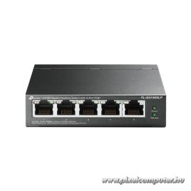   TP-Link Switch  PoE - TL-SG1005LP (5 port 1Gbps; 5/4 af PoE port; 40W)
