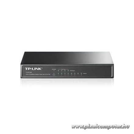 TP-Link Switch  PoE - TL-SF1008P (8 port 100Mbps; 8/4 af PoE port, 57W)