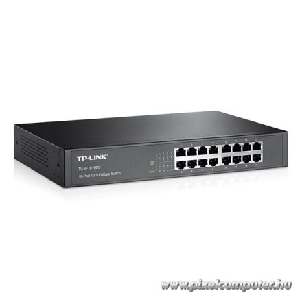 TP-Link Switch  - TL-SF1016DS (16 port, 100Mbps; fém ház)
