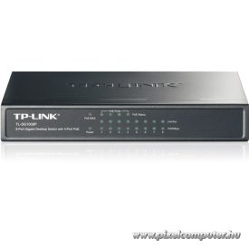   TP-Link Switch  PoE - TL-SG1008P (8 port 1Gbps; 8/4 af PoE port; 55W)