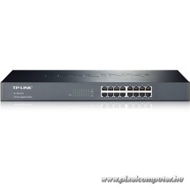   TP-Link Switch  - TL-SG1016 (16 port, 1000Mbps; fém ház, rackbe szerelhető)