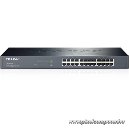 TP-Link Switch  - TL-SG1024 (24 port, 1000Mbps; fém ház, rackbe szerelhető)