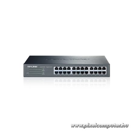 TP-Link Switch  - TL-SG1024D (24 port, 1000Mbps; fém ház)