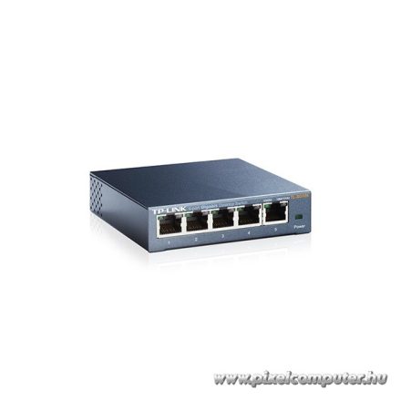 TP-Link Switch  - TL-SG105 (5 port, 1000Mbps; fém ház)