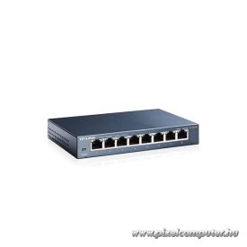 TP-Link Switch  - TL-SG108 (8 port, 1000Mbps; fém ház)