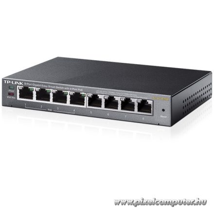 TP-Link Switch Easy Smart PoE - TL-SG108PE JetStream™ (8 port 1Gbps; 8/4 af PoE port, 55W)