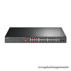   TP-Link Switch  PoE - TL-SL1226P (24port 100Mbps;  24 af PoE port; 2x Combo SFP; 250W, 250m extended mode)