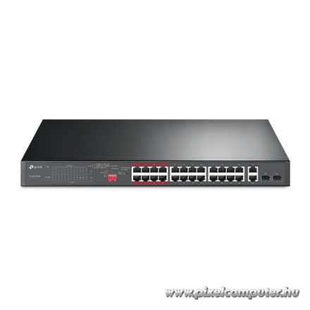 TP-Link Switch  PoE - TL-SL1226P (24port 100Mbps;  24 af PoE port; 2x Combo SFP; 250W, 250m extended mode)