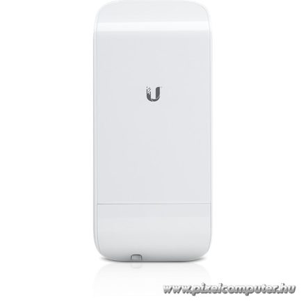 Ubiquiti Access Point WiFi - LOCOM2 (NanoStationLocoM2, 150Mbps@2,4GHz; 100Mbps; 8dBi; 24V PoE; kültéri, 5km)