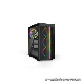   Be Quiet! Számítógépház - Pure Base 500 FX Black (ATX, RGB, edzett üveg oldallap, fekete)