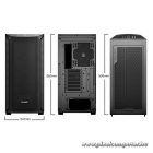 Be Quiet! Számítógépház - Shadow Base 800 Black (ATX, edzett üveg oldallap, fekete)