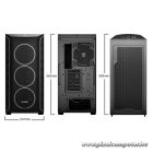 Be Quiet! Számítógépház - Shadow Base 800 FX Black (ATX, edzett üveg oldallap, fekete)