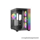 Be Quiet! Számítógépház - LIGHT BASE 600 LX Black (ATX, edzett üveg oldallap, fekete)