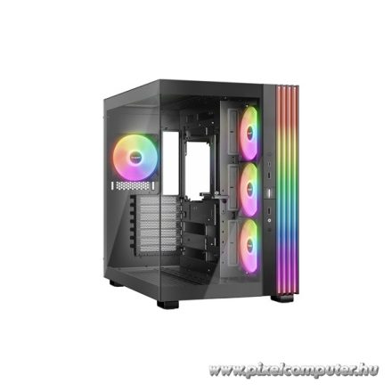 Be Quiet! Számítógépház - LIGHT BASE 600 LX Black (ATX, edzett üveg oldallap, fekete)
