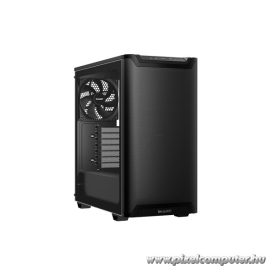   Be Quiet! Számítógépház - Pure Base 501 Airflow Window Black (ATX, edzett üveg oldallap, fekete)