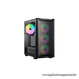   Be Quiet! Számítógépház - Pure Base 501 LX Black (ATX, edzett üveg oldallap, fekete)