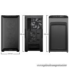 Be Quiet! Számítógépház - Pure Base 501 LX Black (ATX, edzett üveg oldallap, fekete)
