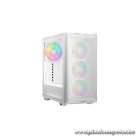Be Quiet! Számítógépház - Pure Base 501 LX White (ATX, edzett üveg oldallap, fehér)
