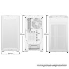 Be Quiet! Számítógépház - Pure Base 501 LX White (ATX, edzett üveg oldallap, fehér)