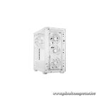 Be Quiet! Számítógépház - Pure Base 501 LX White (ATX, edzett üveg oldallap, fehér)