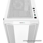 DeepCool Számítógépház - CC360 ARGB WH (fehér, ablakos, 3x12cm ventilátor, Mini-ITX / Micro-ATX, 1xUSB3.0, 1xUSB2.0)
