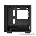 DeepCool Számítógépház - CC360 ARGB (fekete, ablakos, 3x12cm ventilátor, Mini-ITX / Micro-ATX, 1xUSB3.0, 1xUSB2.0)