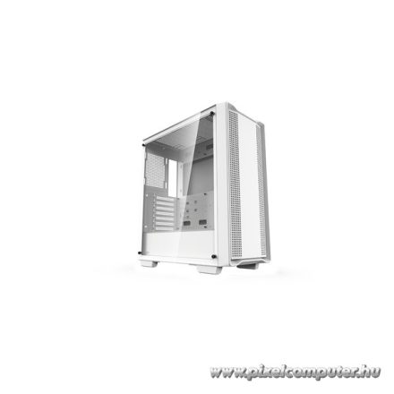 DeepCool Számítógépház - CC560 WH Limited  (fehér, ablakos, venti nélkül, Mini-ITX / Micro-ATX /ATX, 1xUSB3.0, 1xUSB2.0)
