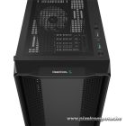 DeepCool Számítógépház - CC560 A-RGB V2 (fekete, ablakos, 4x12cm venti, Mini-ITX / Micro-ATX / ATX, 1xUSB3.0, 1xUSB2.0)