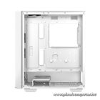 DeepCool Számítógépház - CC560 WHITE V2 (fehér, ablakos, 4x12cm LED venti, ATX, 1xUSB3.0, 1xUSB2.0, fehér)